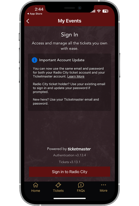 Access Tickets Step 3