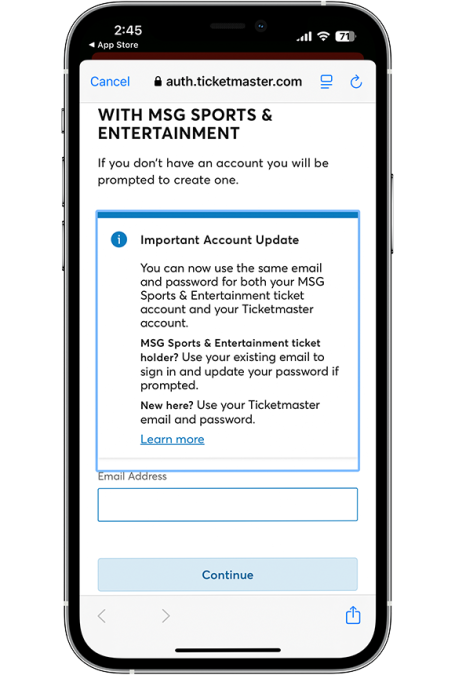 Access Tickets Step 4