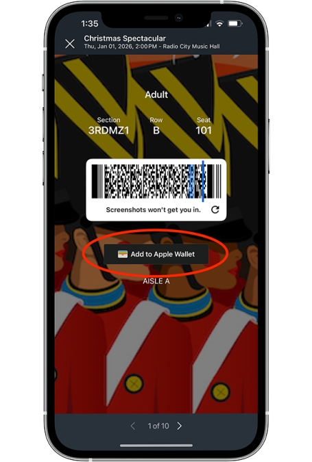 Access Tickets Step 9